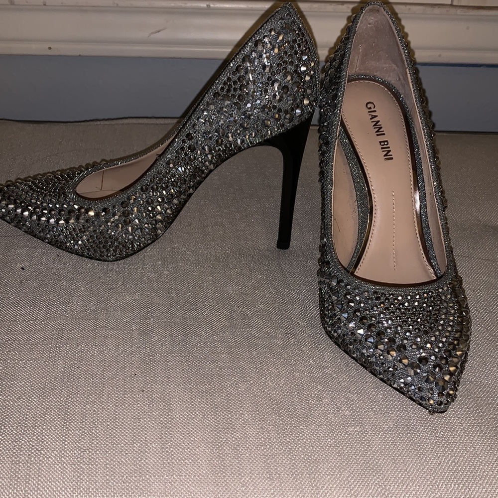 Sequin 4 inch heels